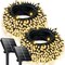 2PK 240LED Solar Christmas String Lights Outdoor – Waterproof Solar Fairy Lights with 8 Modes for Xmas Tree, Garden, Party, Patio & Holiday Decorations (Warm White)